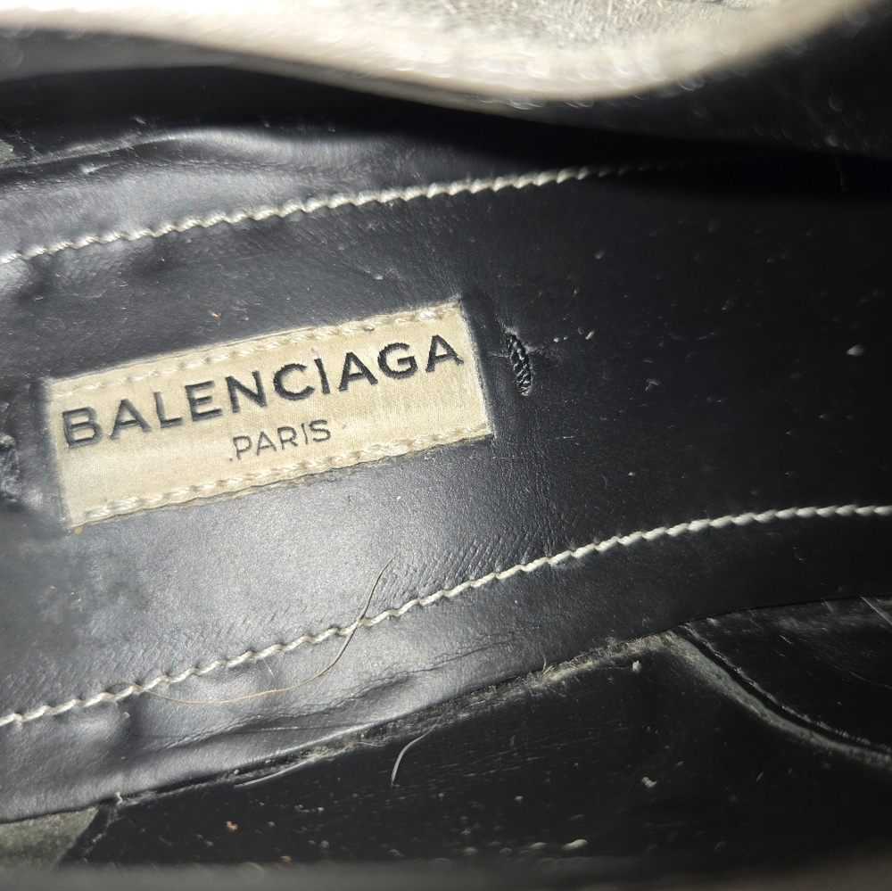 Balenciaga Women's Size 39 Gray Suede Shoes - Picture 10 of 10